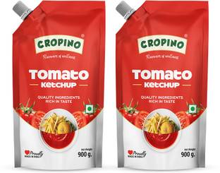 CROPINO Tomato Ketchup 900 G Pack of 2 Ketchup
