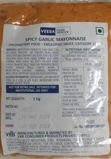 VEEBA Spicy garlic mayonnaise 1kg Sauce