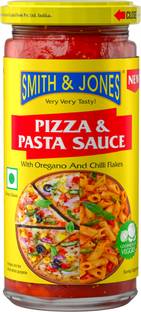 स्मिथ एंड जोन्स Pizza & Pasta Sauce, Made With Tomatoes, Onions And Garlic, Ready to Use
