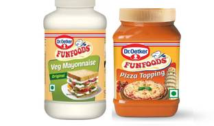 FUNFOODS PIZZA TOPPING + VEG MAYO Sauce Mix