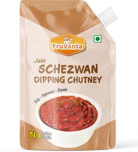 Fruvanta jain Schezwan Chutney Without Onion/garlic(200gm x 2) Sauce & Dip