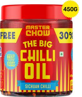 MasterChow Chilli Oil Spicy Sichuan Chilli Oil (450gms) - 30% Extra Sauce & Dip