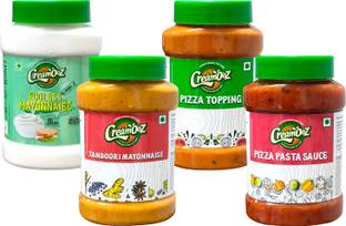 creamooz Eggless Mayonnaise, Tandoori Mayo, Pizza Topping, Pasta Sauce