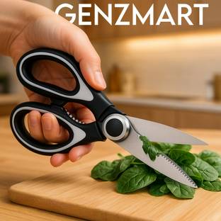 GenZmart Kitchen Cutter Scissor – Heavy Duty Blade for Fish, Chicken & Veggies Scissors