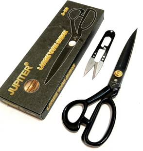 AccuWeigh Jupiter A-250 (10 inches) Heavy Duty Hard Funner (FREE Thread Cutter) Tailoring Scissors