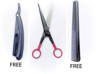 Insha black 7star black comb and razor 72no. Scissors