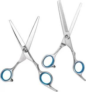 Yugli Professional Silver Stainless Steel Hair Cutting Thinning Scissors