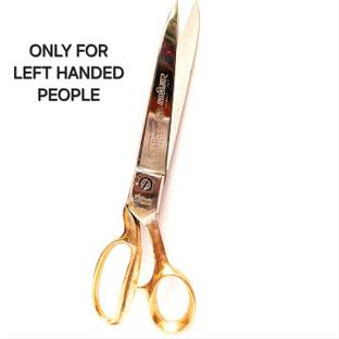 SHALIMAR SCISSORS COMPANY 10 Inches Left Handed Scissor for Cloth Cutting Brass Handle specially for Professional Tailors Scissors