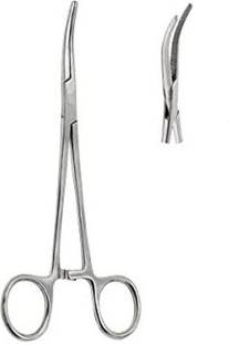 SANJU Khushi Surgicals Artery forceps CURVED (6 Inch) Stainless Steel Pack of 1 Scissors