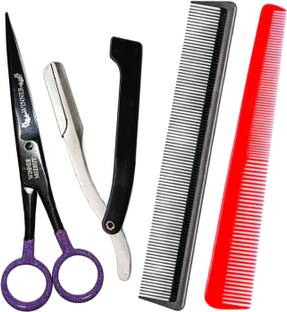 STEAD Winner 6" Scissor, Shaving Razor, Barber Combs, For Salon Men & Women Scissors