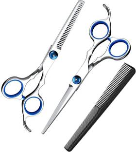 Doberyl Professional Silver Stainless Steel Barber Salon Hair Cutting Thinning Scissors Scissors
