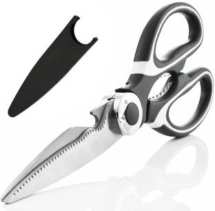 SK MART Multi Purpose Kitchen Scissors For Meat, Fish, Veg - Nutcracker Scissors