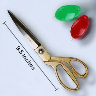 Usventures Sharp Tailoring Scissors with Needle Threader for Easy Sewing Scissors