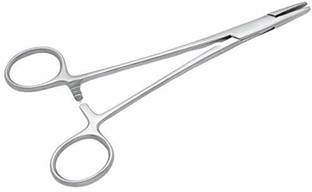 SANJU khushi surgicals needle holder forcep 8 inch stainless steel Scissors