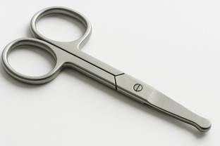 KAYRIE Nasal Safety Tip Scissor for Nose Hair, Beard, Mustache & Eyebrow Scissors Scissors