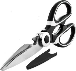 SKYTONE Black Scissor Stainless Steel Scissors for Chicken Poultry Scissors