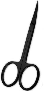 Coscelia Professional Stainless Steel Trimming Curved Facial Hair Nose Eyebrows Eyelashes Scissors