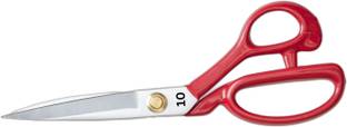 STEAD Premium 10-Inch Scissors with Rubber Grip for Tailoring, Sewing & Fabric Cutting Scissors