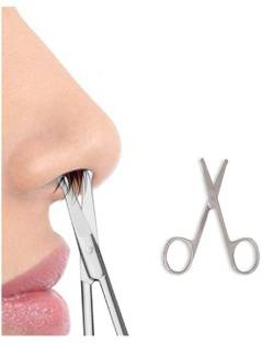 धनिष्का Nasal Nose hair Scissor Moustache Scissors कैंची