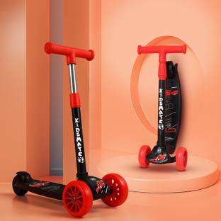 Kidsmate Cruiser 3 Wheels Skating Kick Scooter for Kids | Foldable & Adjustable Height Kids Scooter