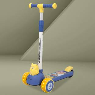 R for Rabbit Road Runner Ryder Scooter for Kids of Age 3+ Years | 3 Level Height Adjustment Kids Scooter
