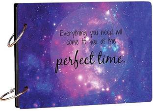 100yellow Perfect Time Theme Wooden Photo Album For Collectings Memories| Theme,  Scrapbook Kit