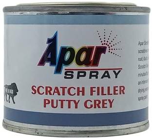 apar 200 gms Scratch filler putty Grey Fill scratches and dent on car bike etc. Car Body Filler Putty