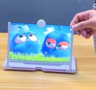 JANGI 12 inch 3 times 3D mobile screen magnifier expands screen 5 times HD video expander Screen Expan...