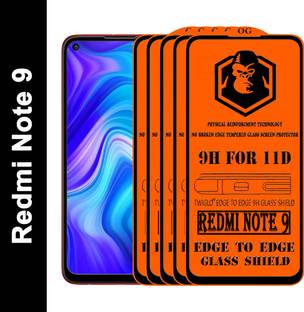 TWIGLO Edge To Edge Tempered Glass for REDMI NOTE 9