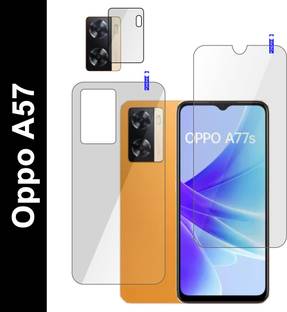 PONDRIK Front and Back Screen Guard for OPPO A77s, Oppo A57