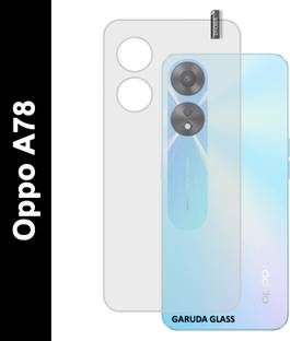 GARUDA GLASS Back Tempered Glass for OPPO A78