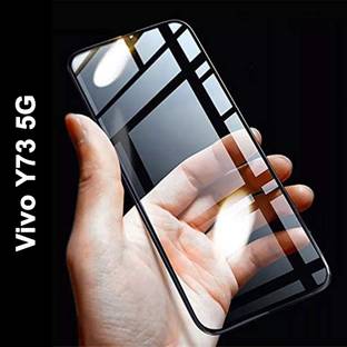 LIKEDESIGN Edge To Edge Tempered Glass for Vivo Y73, Vivo Y73 5G