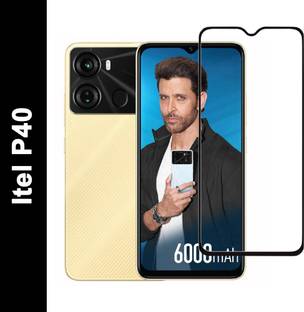 PARANDIV Edge To Edge Tempered Glass for itel P40