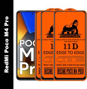TWIGLO Edge To Edge Tempered Glass for REDMI POCO M4 PRO