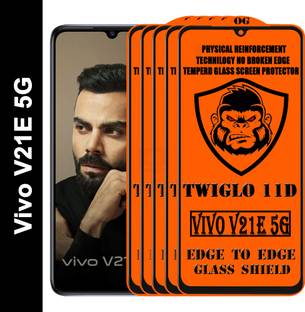 TWIGLO Edge To Edge Tempered Glass for VIVO V21E 5G