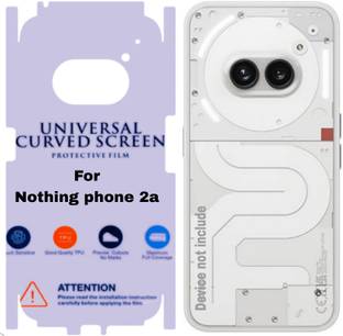 Shreejee Back Screen Guard for nothing phone 2a back membrene glossy, with 360 (back&side) coverege