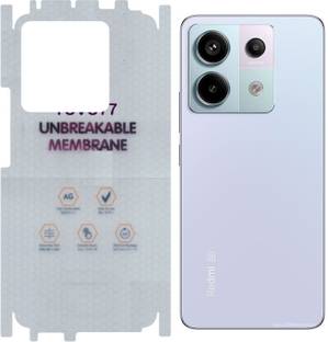 yuvu77 Back Screen Guard for Redmi Note 13 Pro 5g, Membrane with 360 coverage, unbreakable membrane