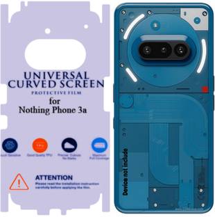 Shreejee Back Screen Guard for Nothing Phone 3A back membrane Glossy with 360 covrege back and side full back screen protector
