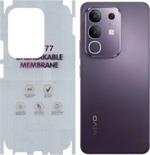 yuvu77 Back Screen Guard for vivo T4x 5G, Membrane with 360 coverage, unbreakable membrane