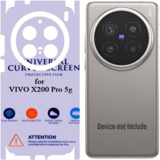Shreejee Back Screen Guard for VIVO X200 PRO 5G Back Membrene glossy with 360 covrege back and side full back screen protector