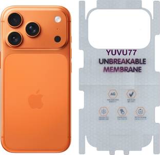 yuvu77 Back Screen Guard for Apple iPhone 17 Pro, Membrane, 360 coverage