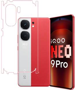 KARTRAY Back Screen Guard for iQOO Neo 9 Pro 5G, Clear With Sides