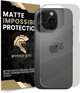 ArmourPro Back Screen Guard for iPhone 16 Pro, Apple iPhone 16 Pro, Apple 16 Pro