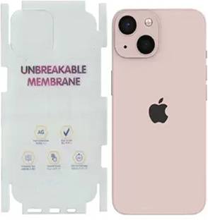 yuvu77 Back Screen Guard for Apple iPhone 14 Plus, Membrane with 360 coverage, glossy finish
