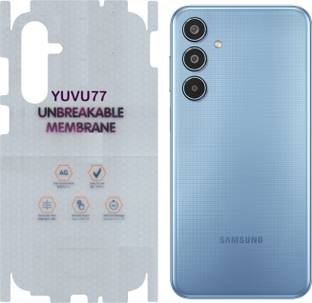 yuvu77 Back Screen Guard for Samsung Galaxy m35 5g, Membrane with 360 coverage