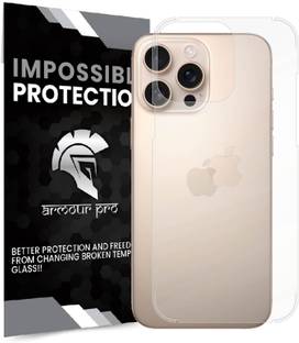 ArmourPro Back Screen Guard for Apple iPhone 16 Pro Max, iPhone 16 Pro Max, Clear Back Unbreakable Membrane