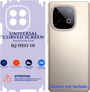 Shreejee Back Screen Guard for IQOO NEO 10 5g back MEMBRANE glossy with 360 covrege back and side full back panel protector