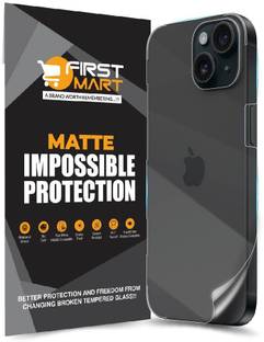 FIRST MART Back Screen Guard for iPhone 15, Apple iPhone 15, Apple 15, Matte Screen Guard