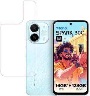 KARTRAY Back Screen Guard for Tecno Spark 30C 5G, Clear