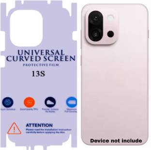 Shreejee Back Screen Guard for ONE PLUS 13S 5g back MEMBRANE glossy with 360 covrege back and side full back panel protector